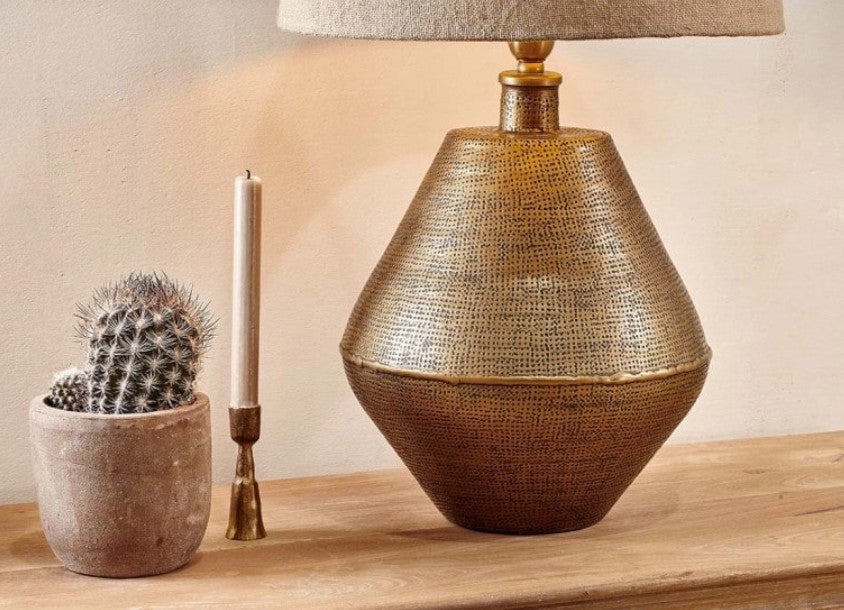 Nalgonda Lamp - Antique Brass