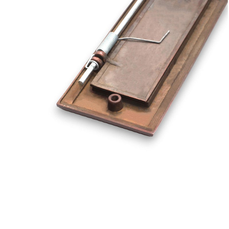 Plaque Lettre Géorgienne 250mm Bronze Vieilli