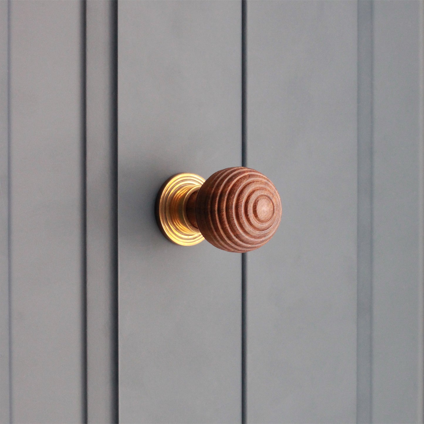 Rosewood Preston Petit bouton de placard en laiton vieilli