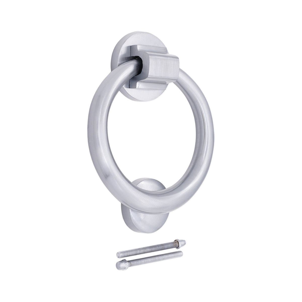 Satin Chrome Ring Door Knocker Home Décor