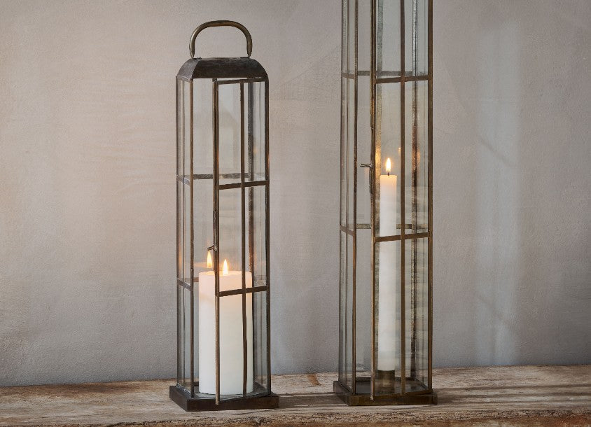 Vemula Lantern - Antique Brass