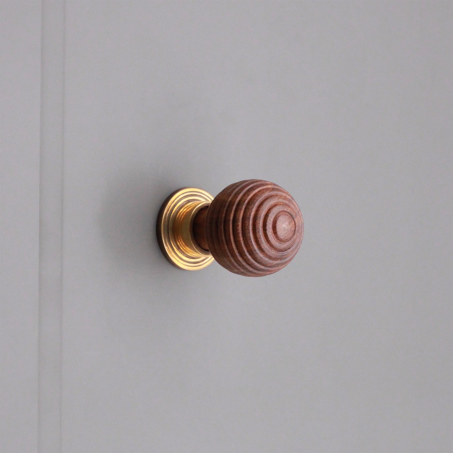 Rosewood Preston Petit bouton de placard en laiton vieilli