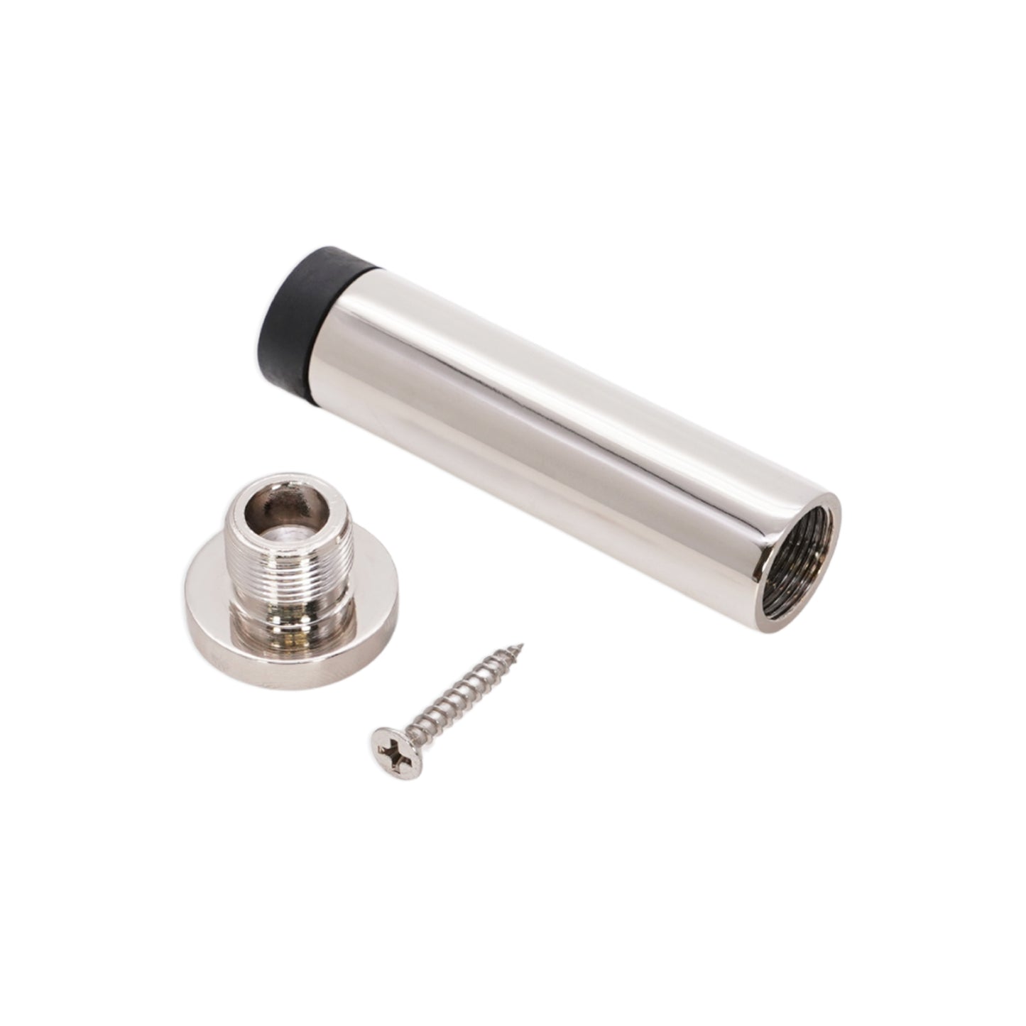 Polished Nickel Opal Knurlmond Door Stop Home Decor