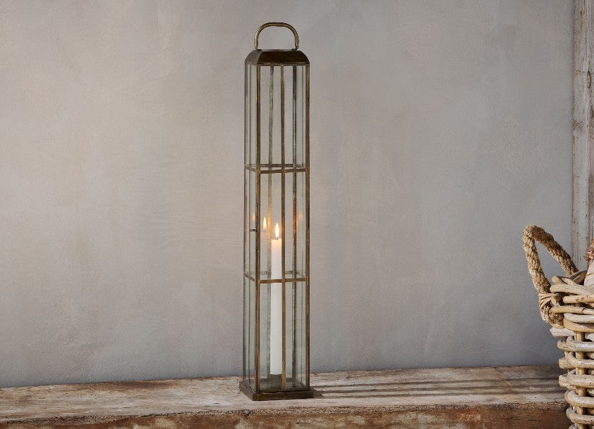 Vemula Lantern - Antique Brass