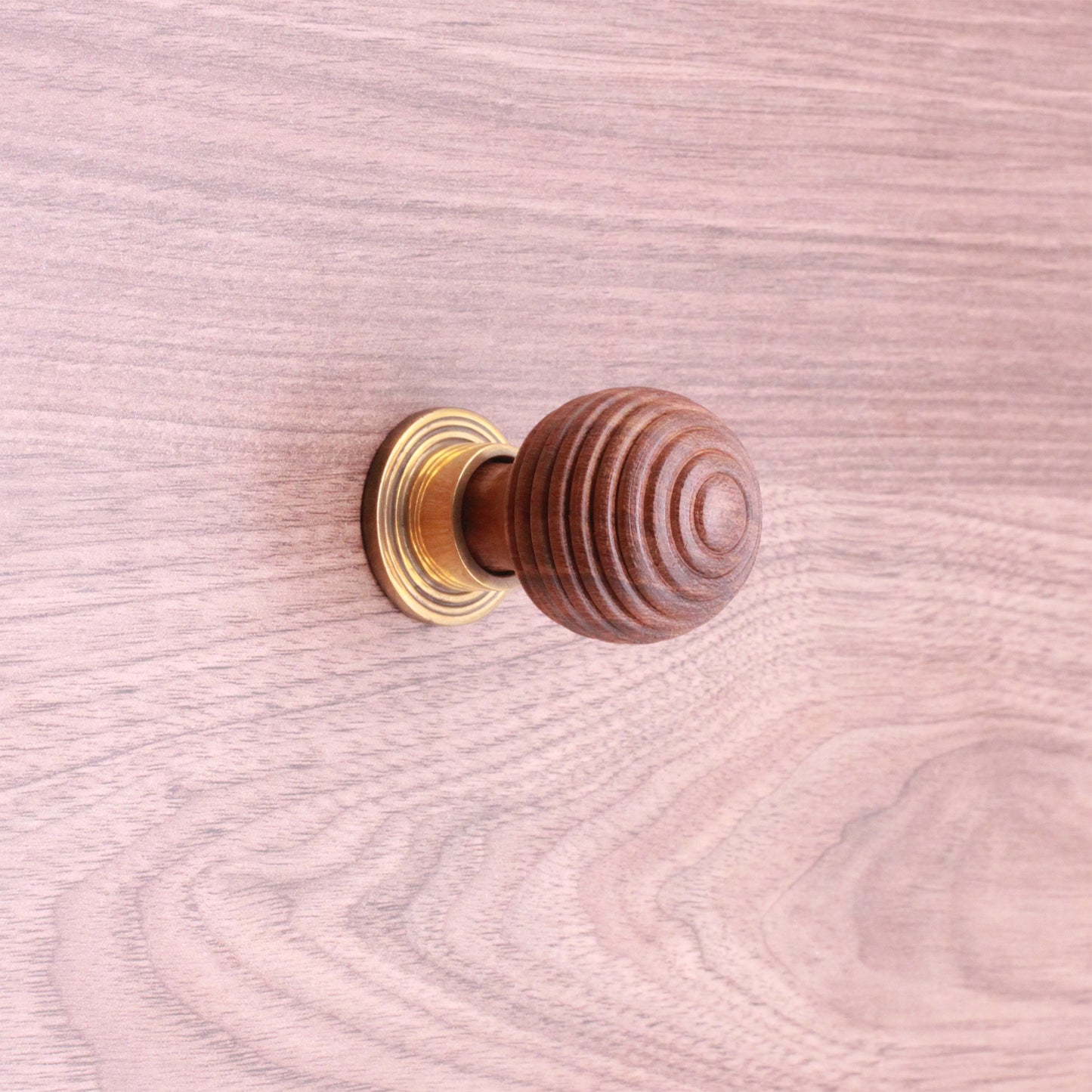 Rosewood Preston Petit bouton de placard en laiton vieilli