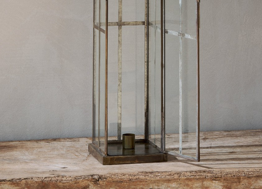 Vemula Lantern - Antique Brass
