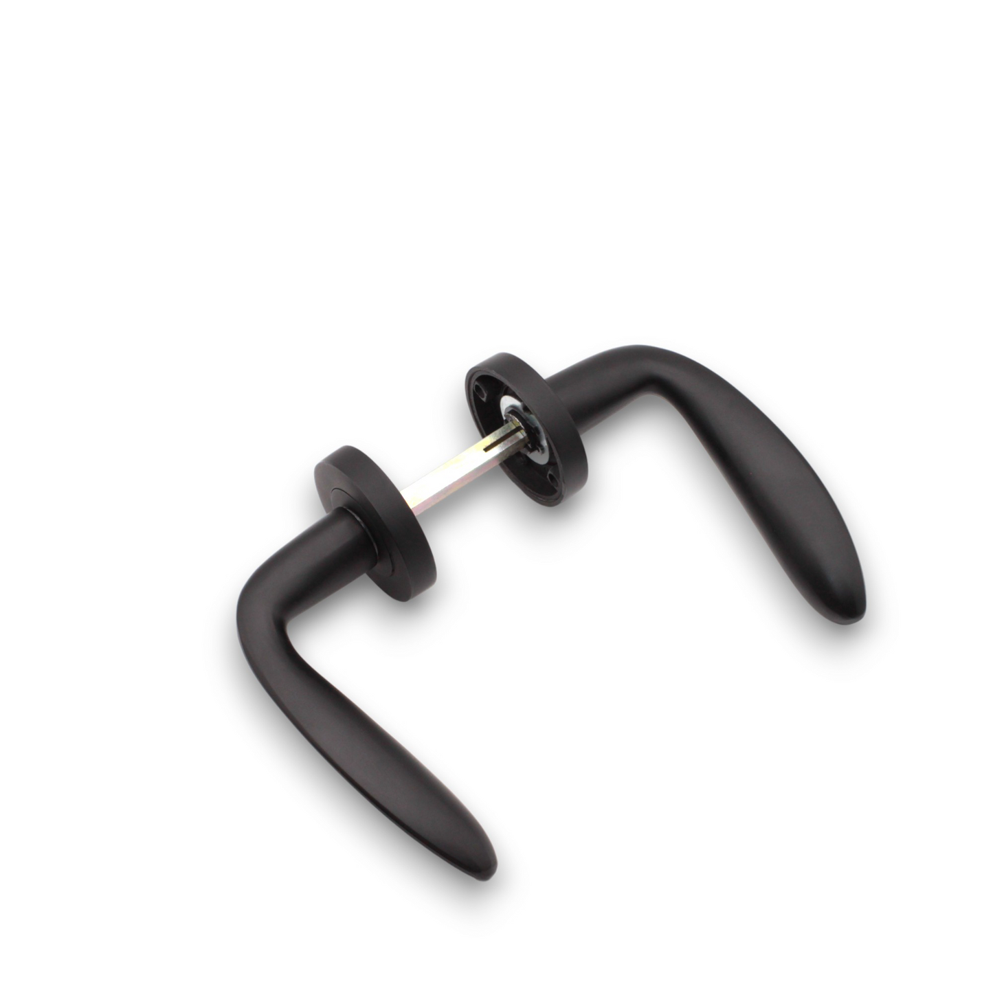Matt Black Lever on Rose Home Decor