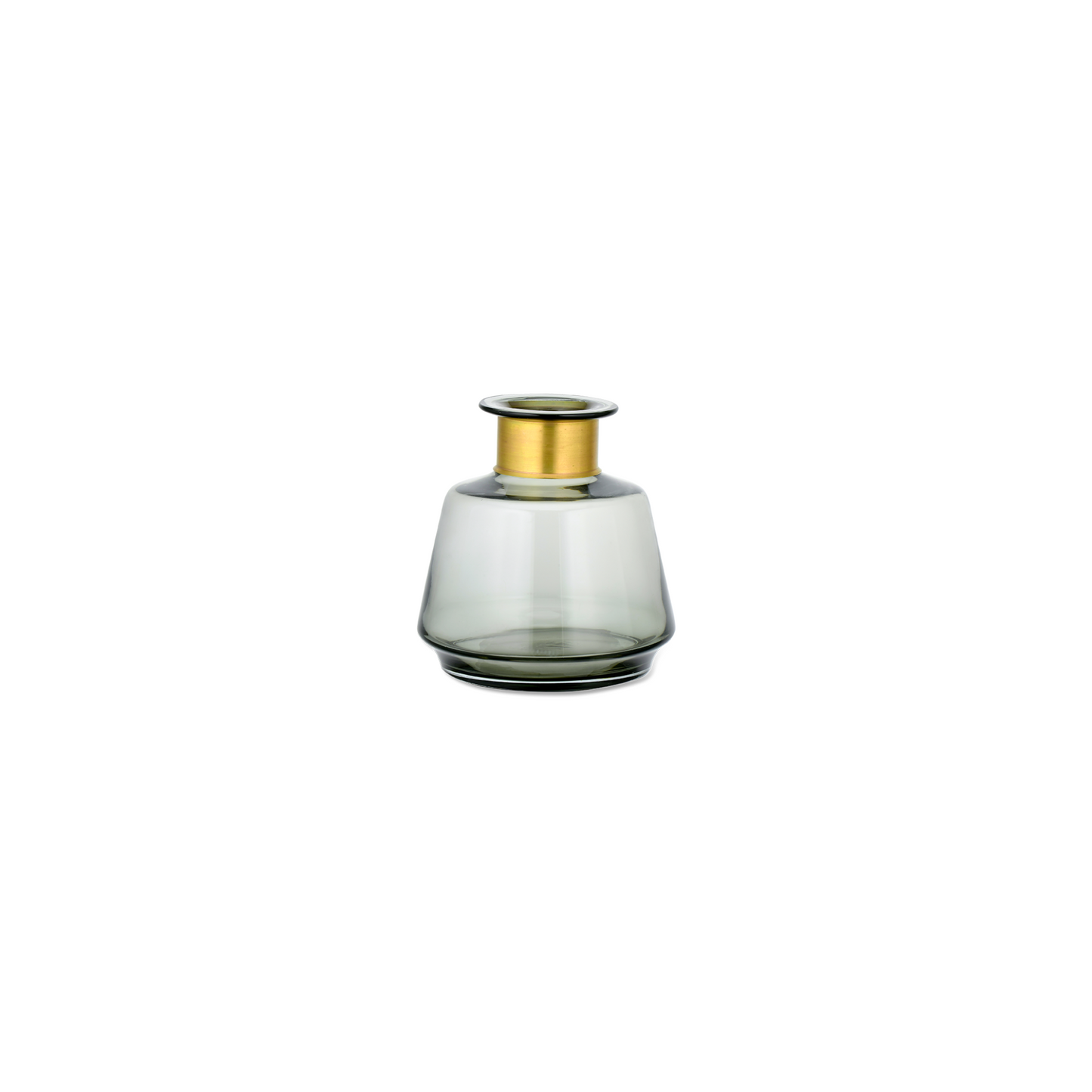 Miza Glass Vase - Smoke