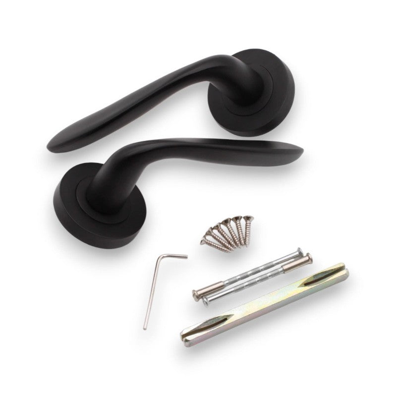 Mars Lever Door Handle Matt Black