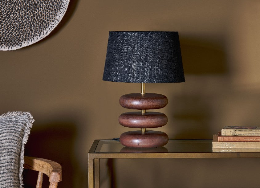 Wood Table Lamp Home Decor
