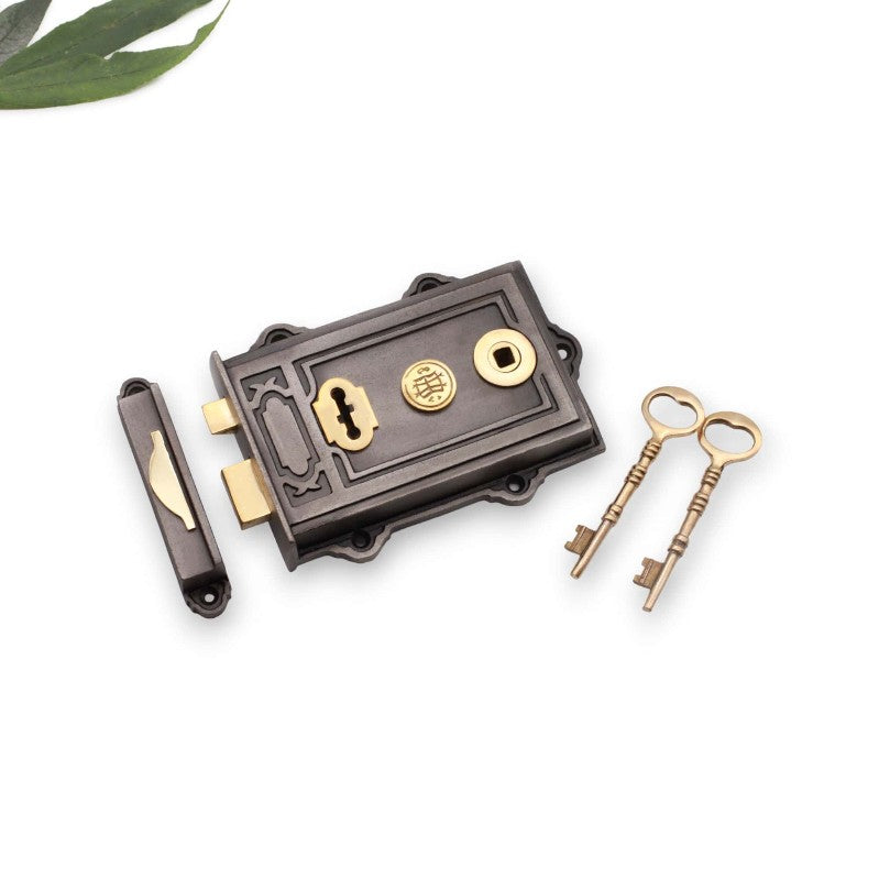Davenport Rim Lock Pewter