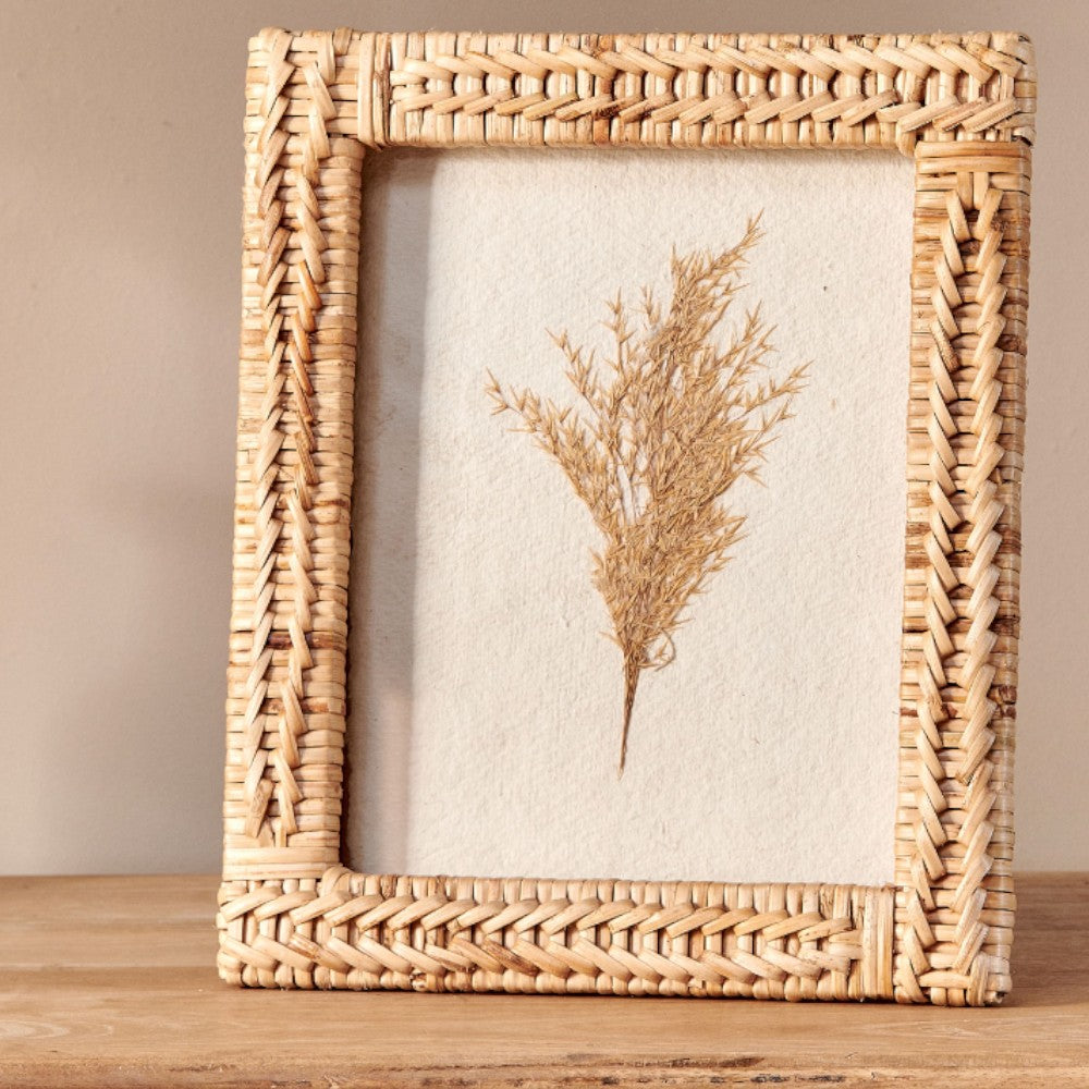 Yanis Rattan Photo Frame