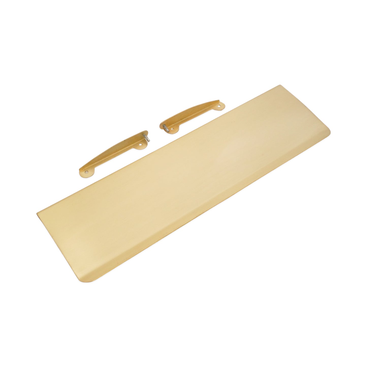 Tidy Flap Letter Plate Cover Satin Brass Home Decor