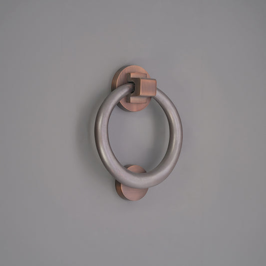 Ring Door Knocker 110mm Aged Bronze
