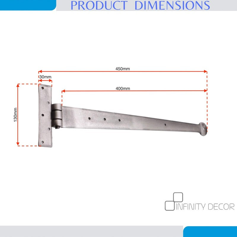 Handgeschmiedeter Standardbausatz (18") – Penny End-Zinn