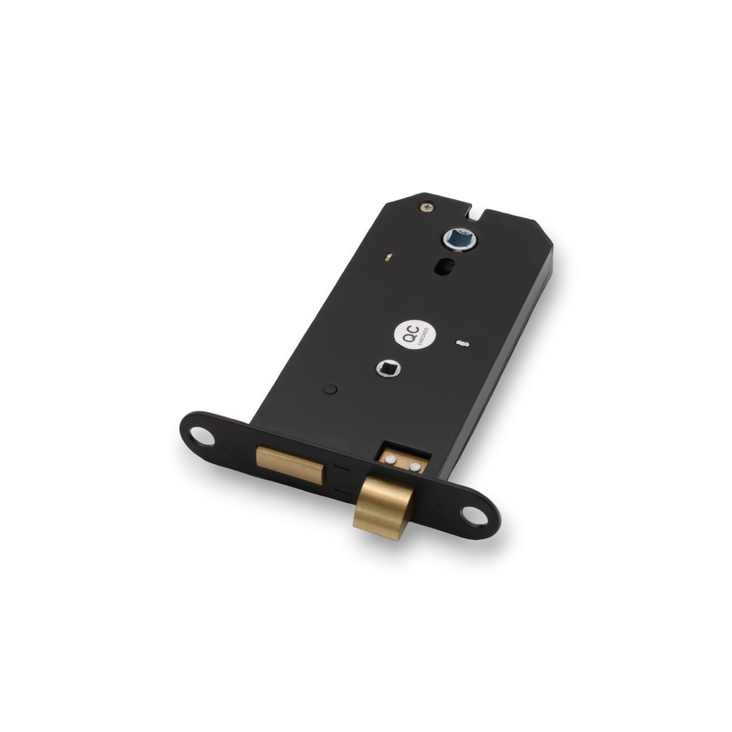 Serrure de salle de bain horizontale à 3 leviers 6" - Noir mat