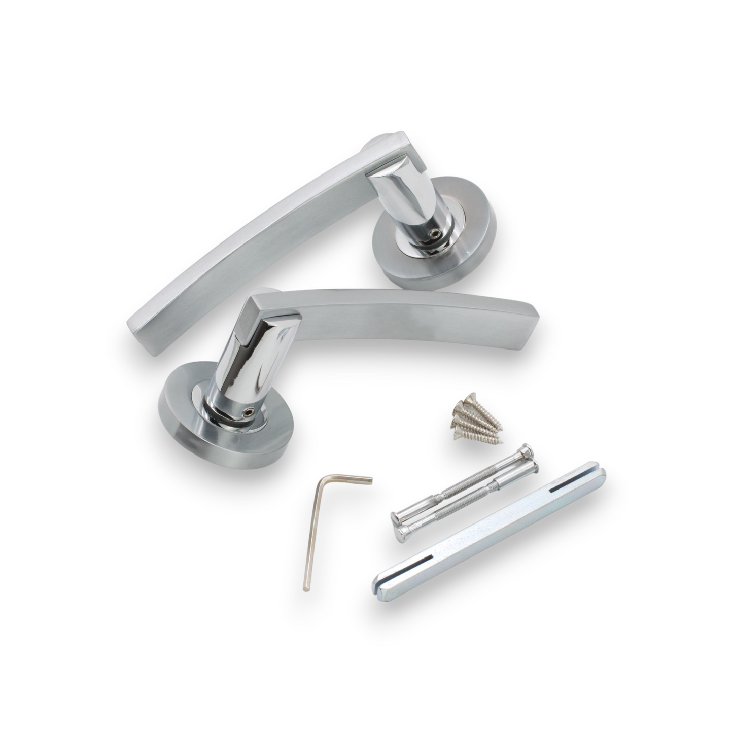 Dual Tone Lever Door Handle Home Decor