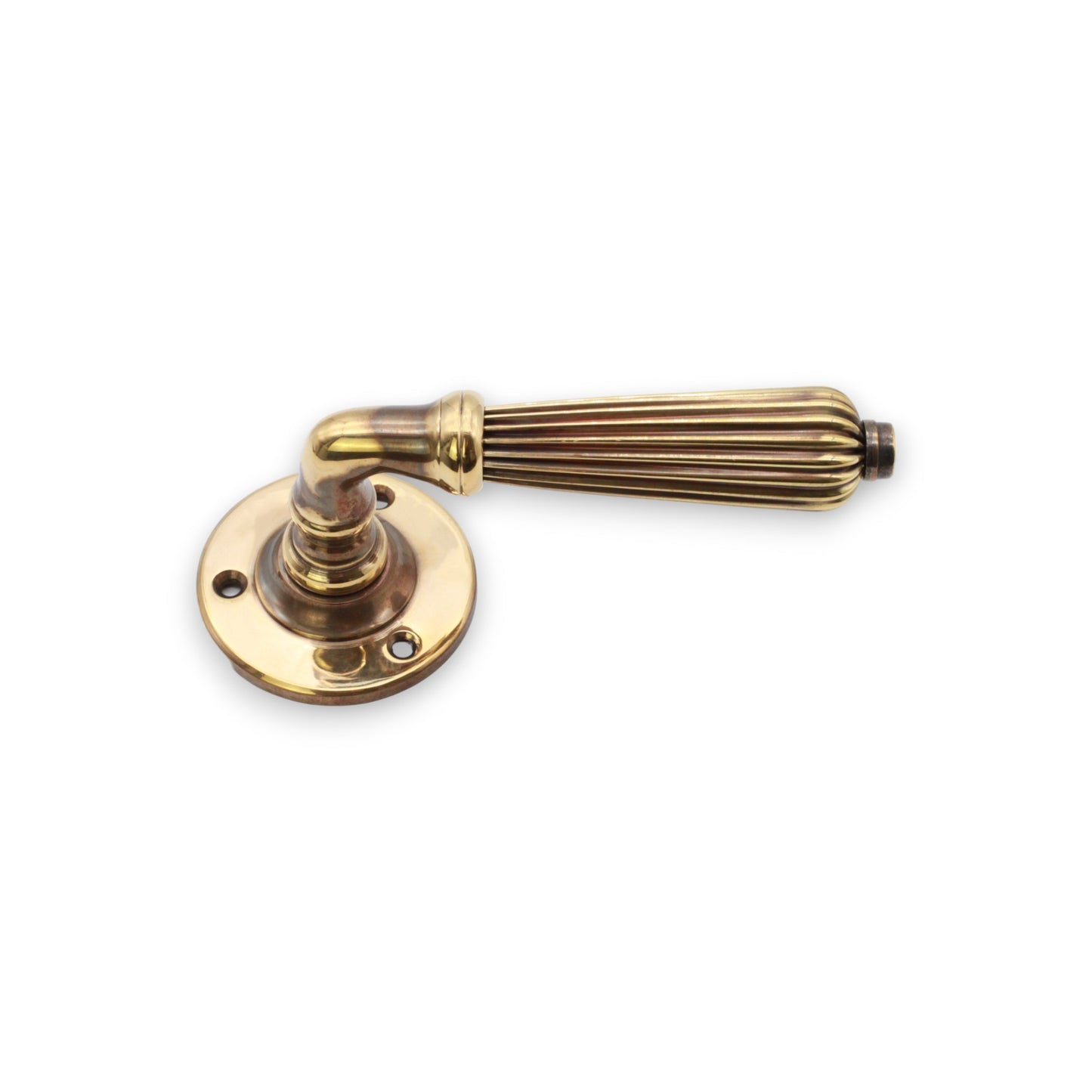 Regency Lever Door Handle Aged Brass