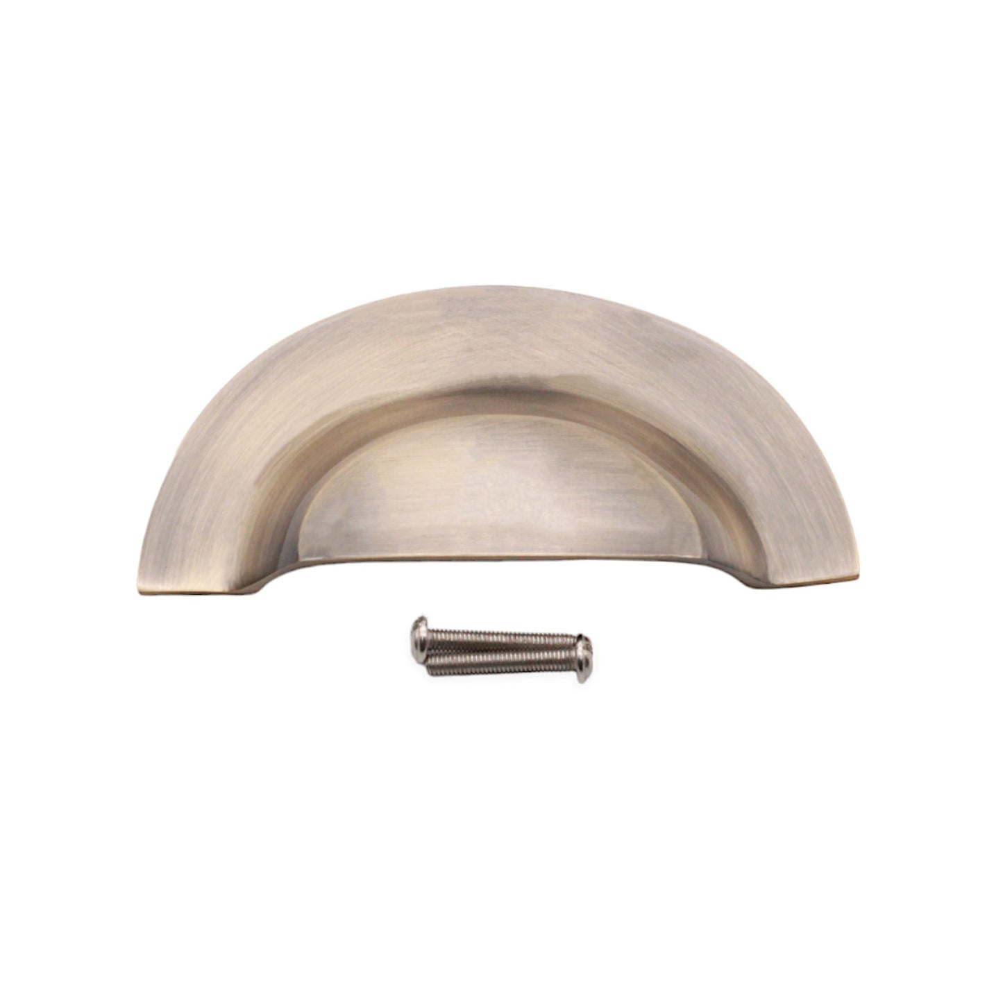 Poignée de coupe fine, grande taille, laiton antique