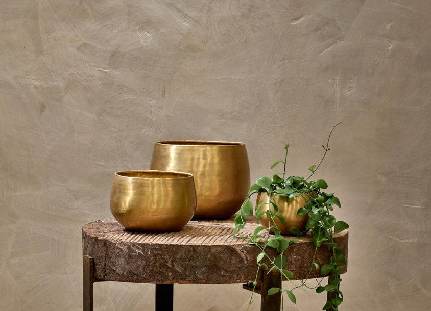 Atsu Brass Planter