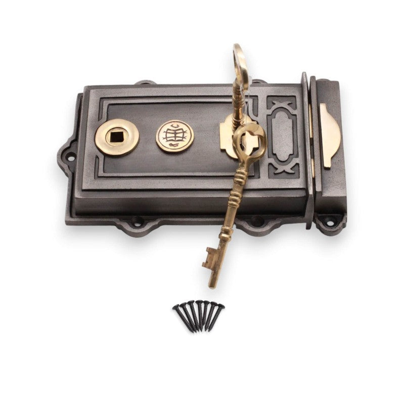 Davenport Rim Lock Pewter