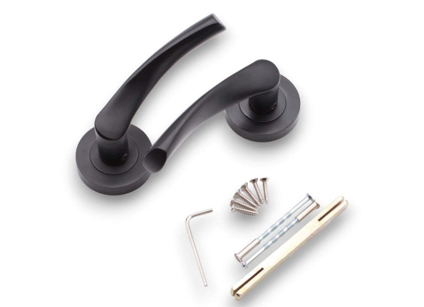 Mercury Lever Door Handle Matt Black