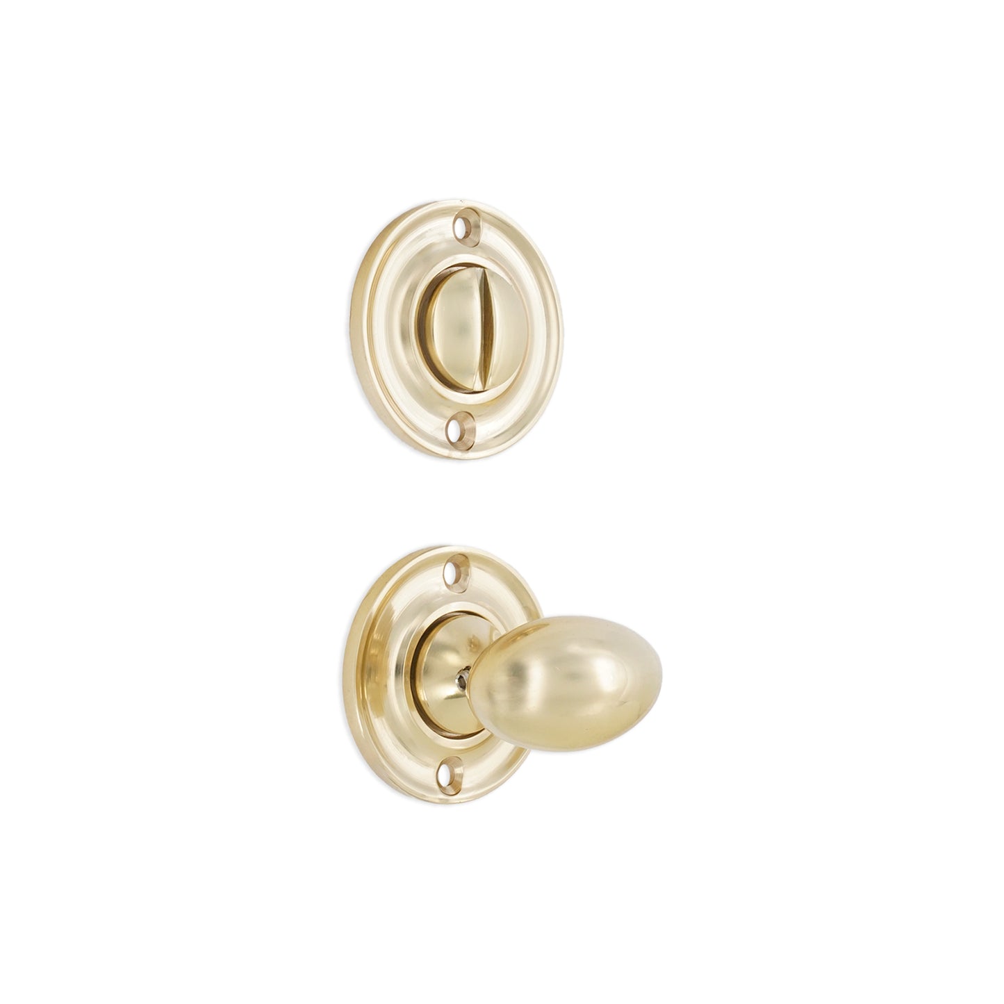 Slimline Turn & Release Polished Brass