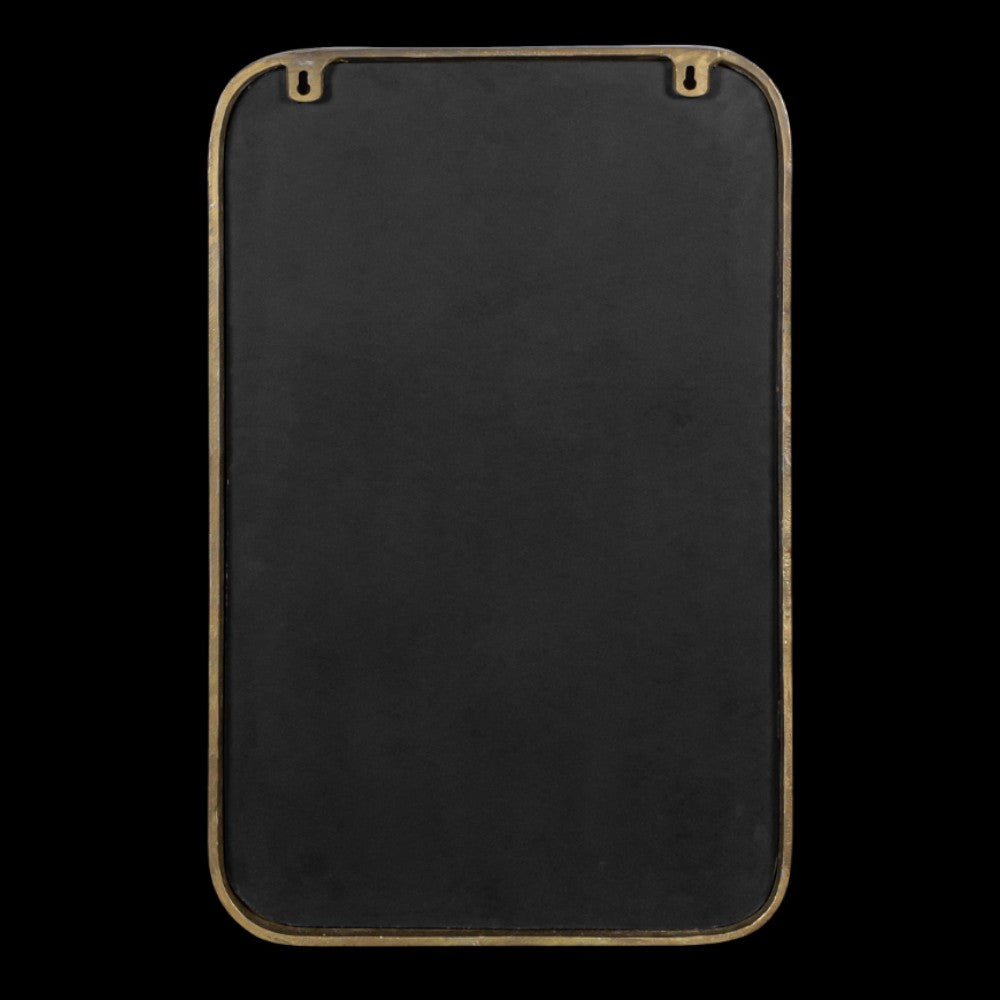 Ungura Rounded Mirror - Antique Brass - Small