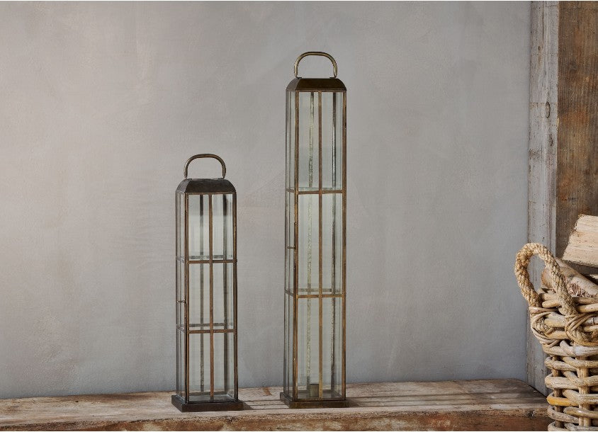 Vemula Lantern - Antique Brass