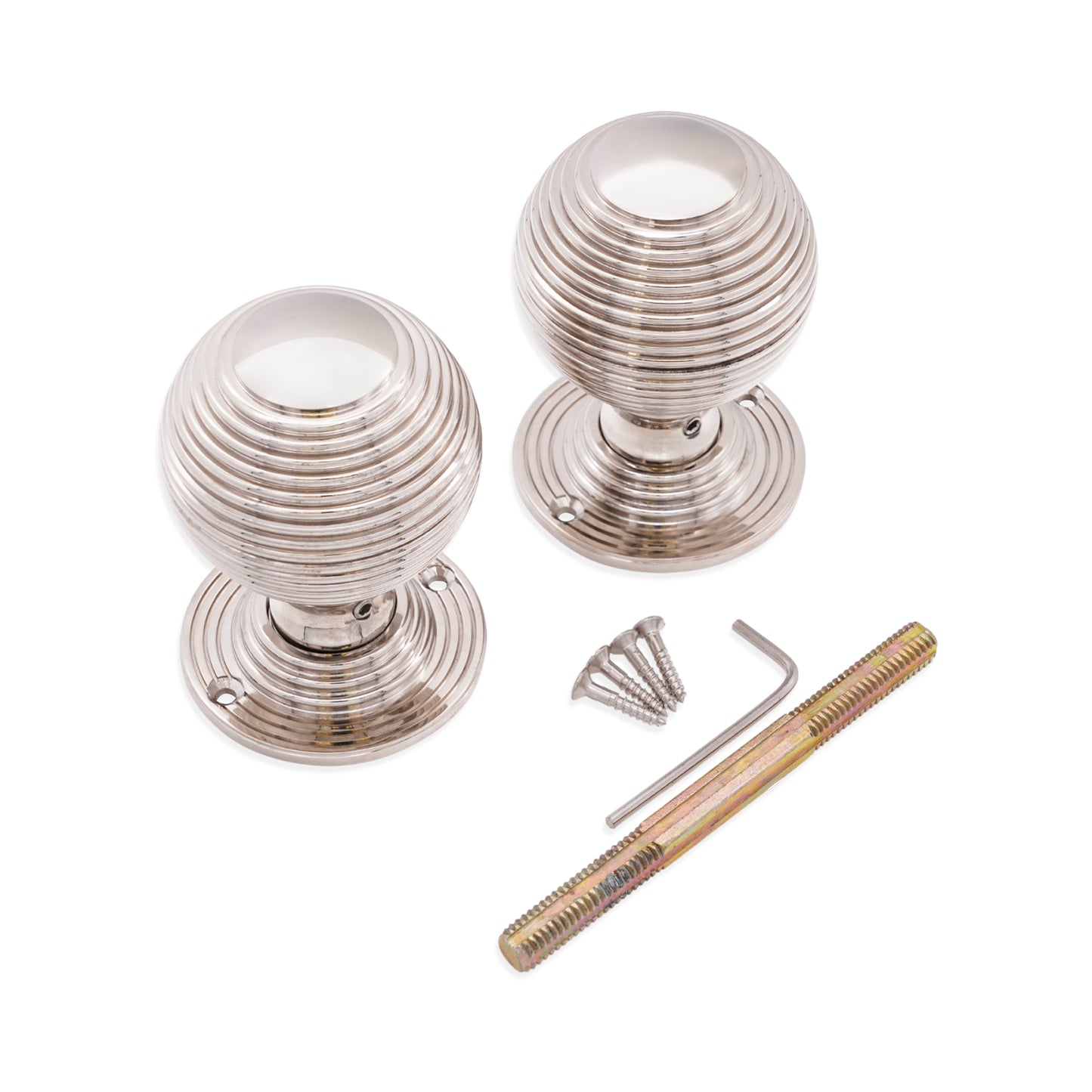 Polished Nickel Door Knob Home Decor