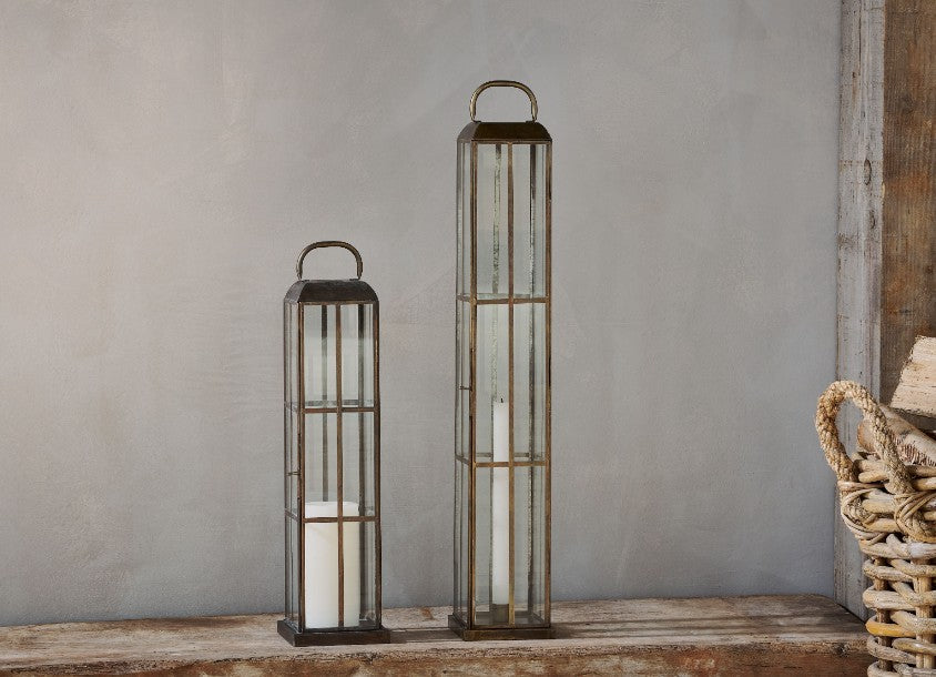 Vemula Lantern - Antique Brass