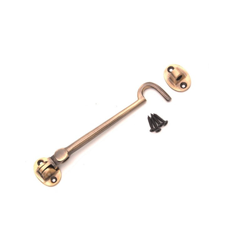 Silent Cabin Hook 6" - 150mm Antique Brass Home Decor