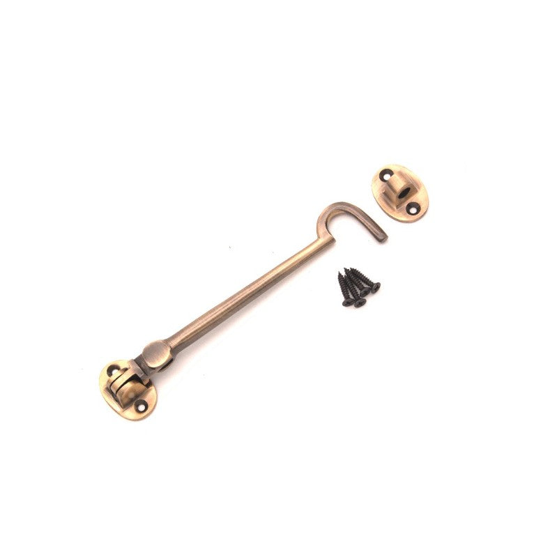 Silent Cabin Hook 4" - 100mm Antique Brass Home Decor