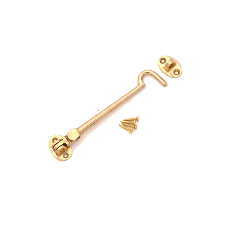 Silent Cabin Hook 4" - 100mm Polished Brass Home Decor