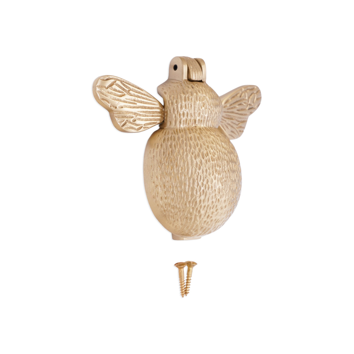 Satin Brass Bumble Bee Door Knocker Home Decor