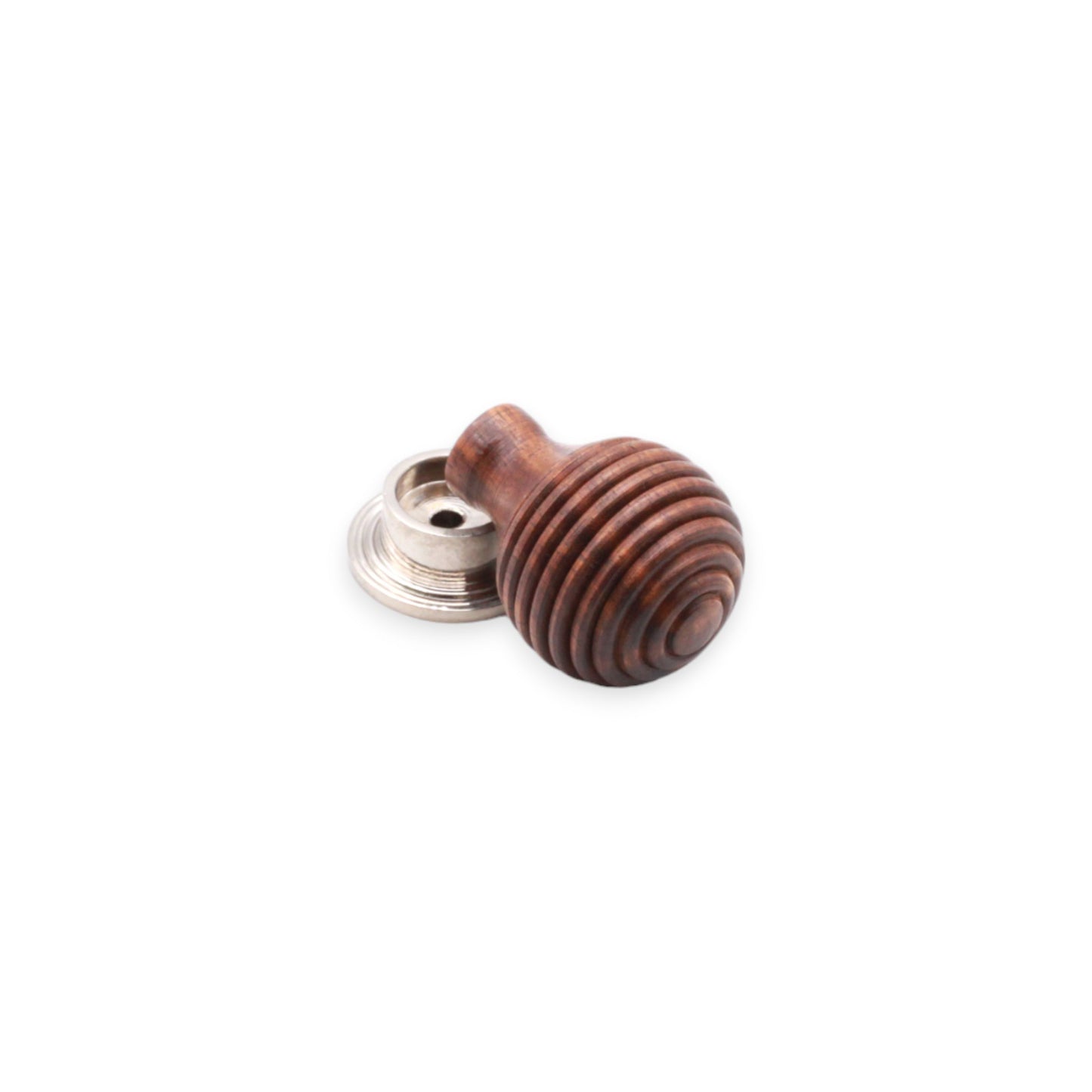 Palissandre Preston Petit bouton de placard Nickel poli