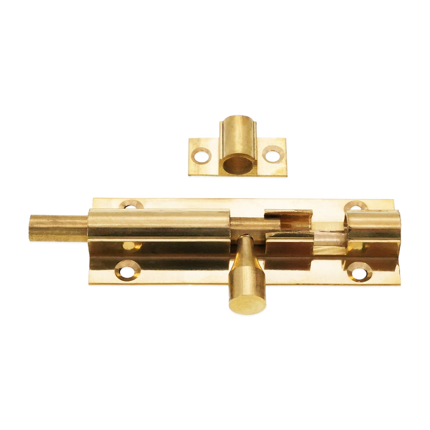 Polished Brass Barrel Bolt Home Decor