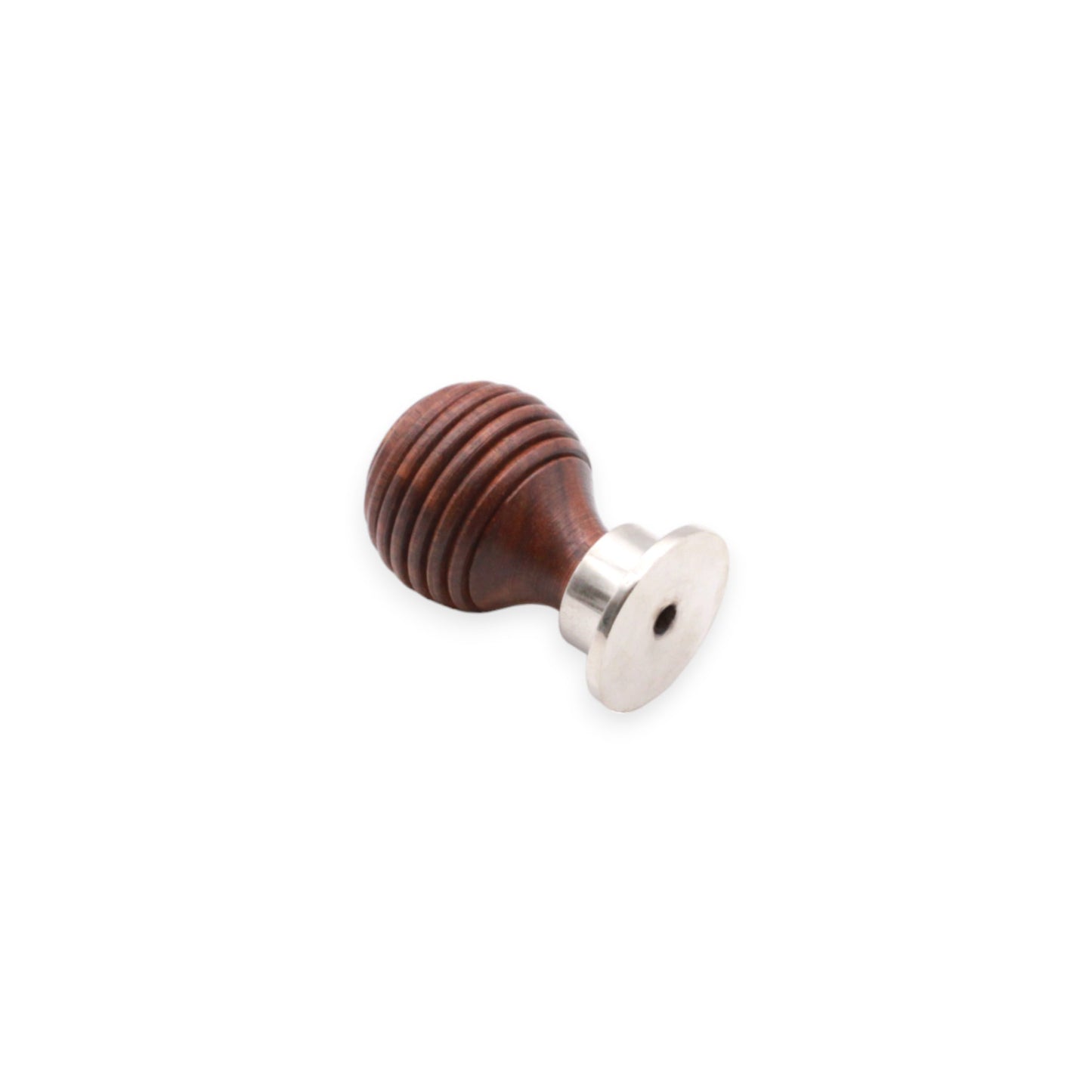 Palissandre Preston Petit bouton de placard Nickel poli