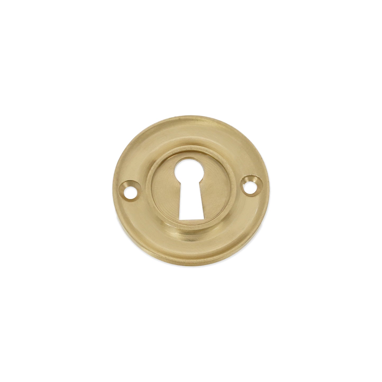 Slimline Standard Escutcheon Satin Brass
