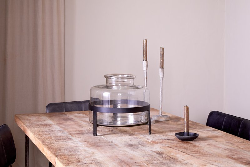 Akoro Recycled Glass Vase - Clear