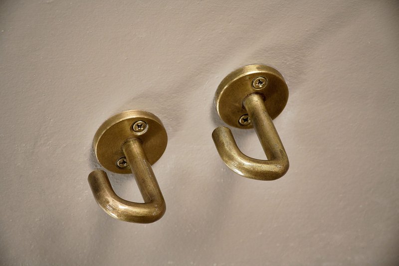 Aniko Iron Ceiling Hook - Brass - (Set of 2)