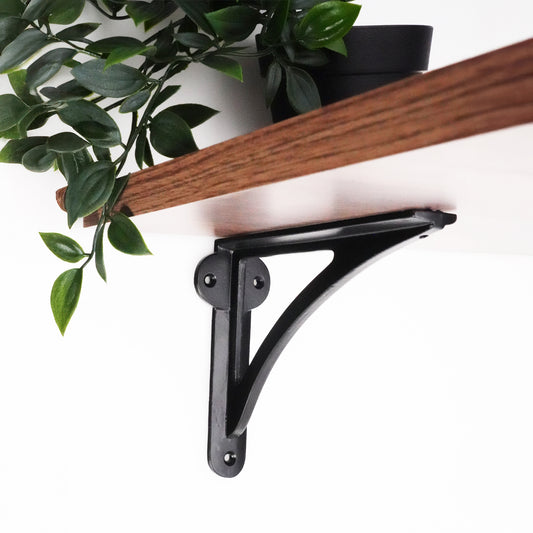 Victorian Ironbridge Shelf Bracket Black