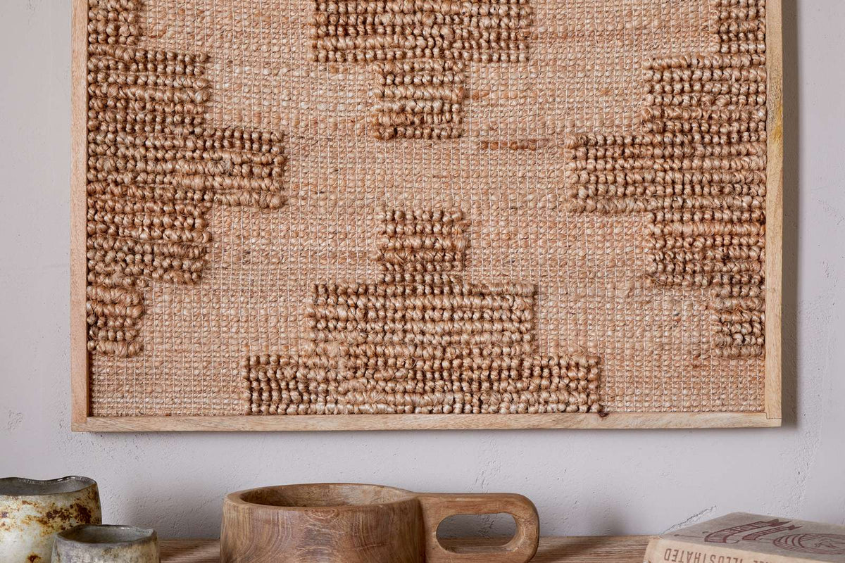 Bawal Wall Art - Cross - Natural