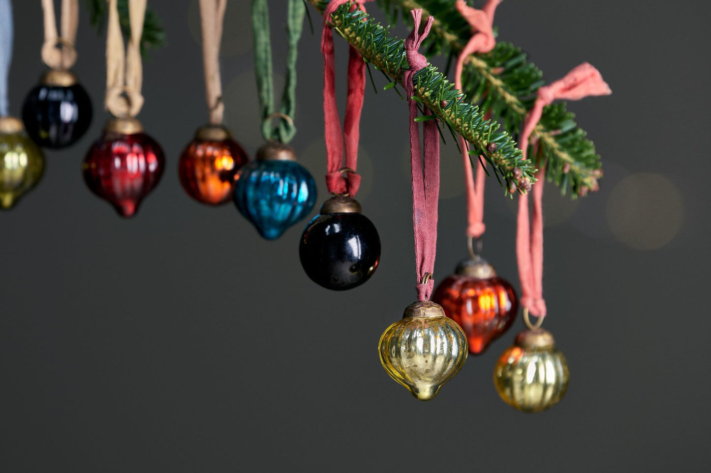 Dew Drop Baubles - Mixed Antique (Set of 12)