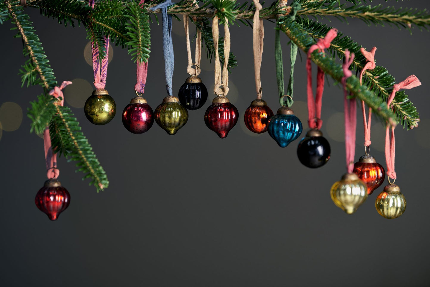Dew Drop Baubles - Mixed Antique (Set of 12)