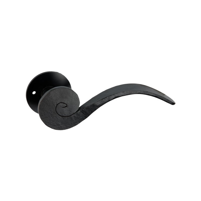 Black Lever on Rose Door Handle Home Decor