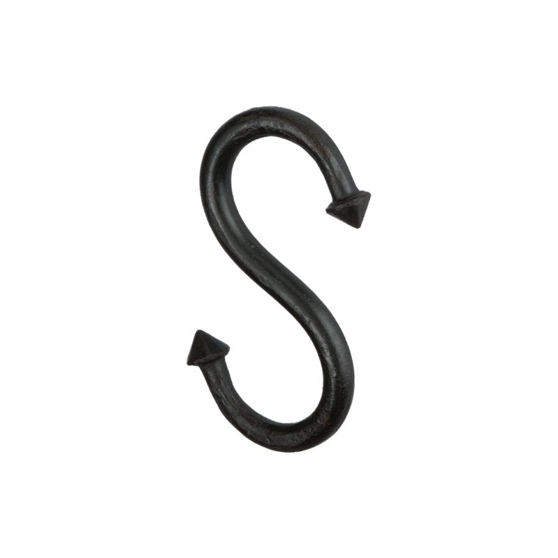 Iron S Hook Matt Black Home Decor