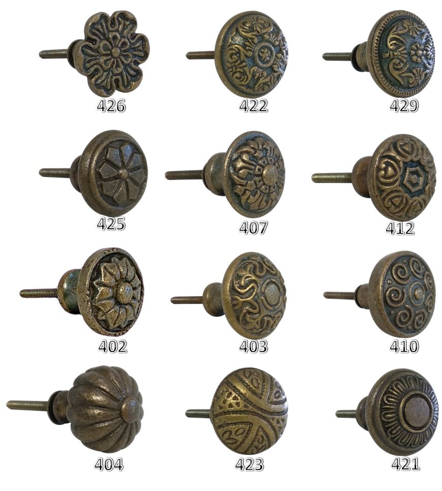 Round Design Antique Cast Iron Cabinet Pulls