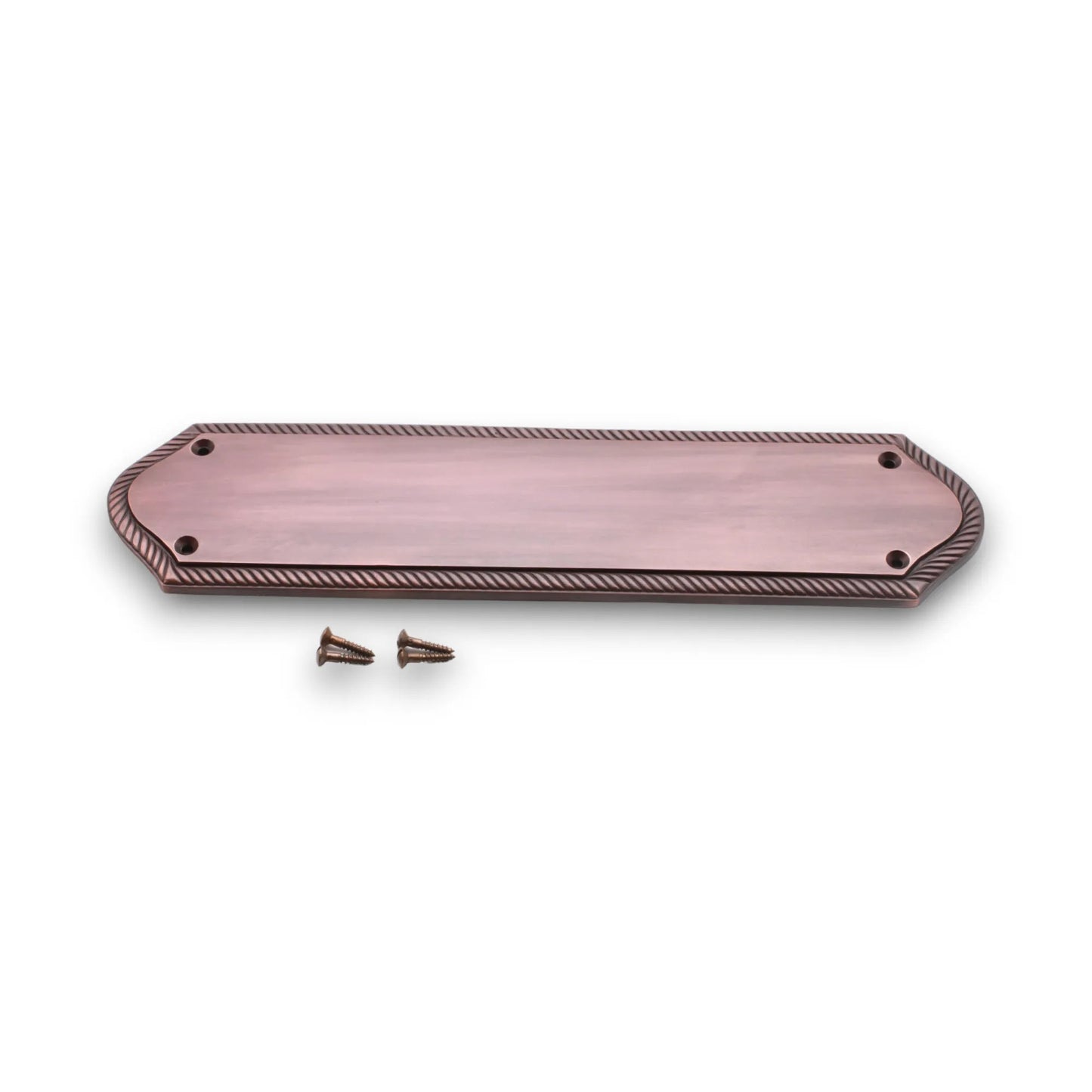 Georgische halbrunde Fingerplatte, 295 mm, gealterte Bronze