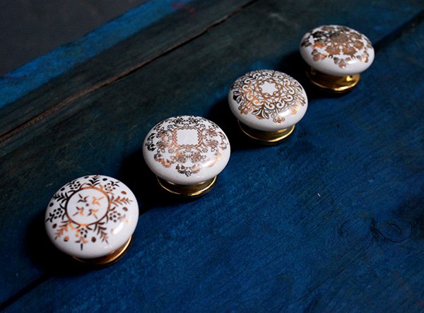 BOUTONS DE PLACARD EN CÉRAMIQUE KALÉIDOSCOPE
